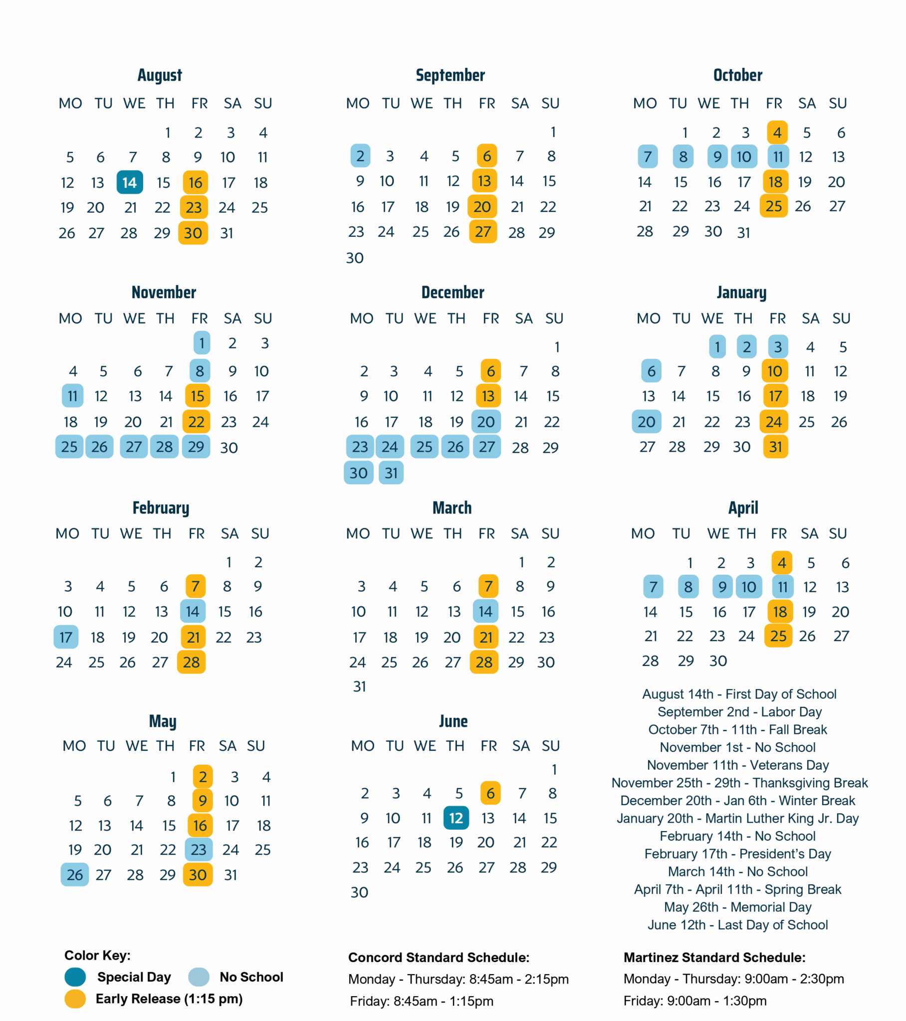24-25 School Calendar